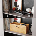 Bamboo Cable and Adaptor Drawer Case