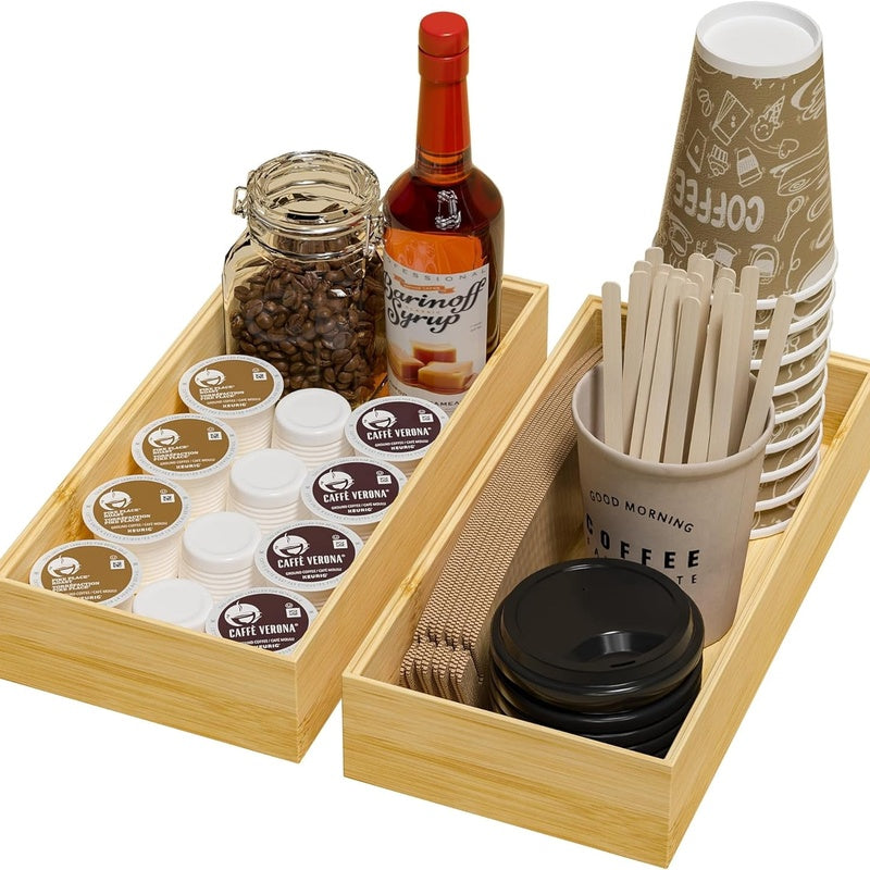 Bamboo Deep Drawer Organiser
