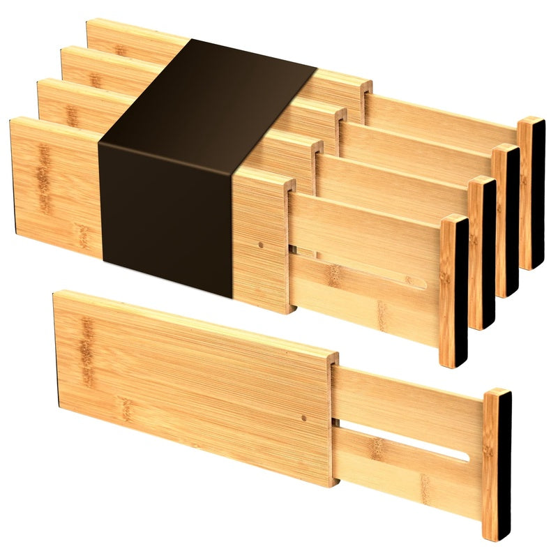 Bamboo Modular Drawer Tray Large