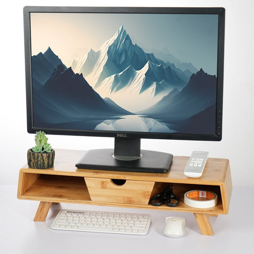 Bamboo Slim Monitor Riser