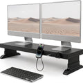Black Steel Adjustable Height Monitor Riser Trade Pack of Fifty