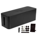Black Steel Cable Box Large