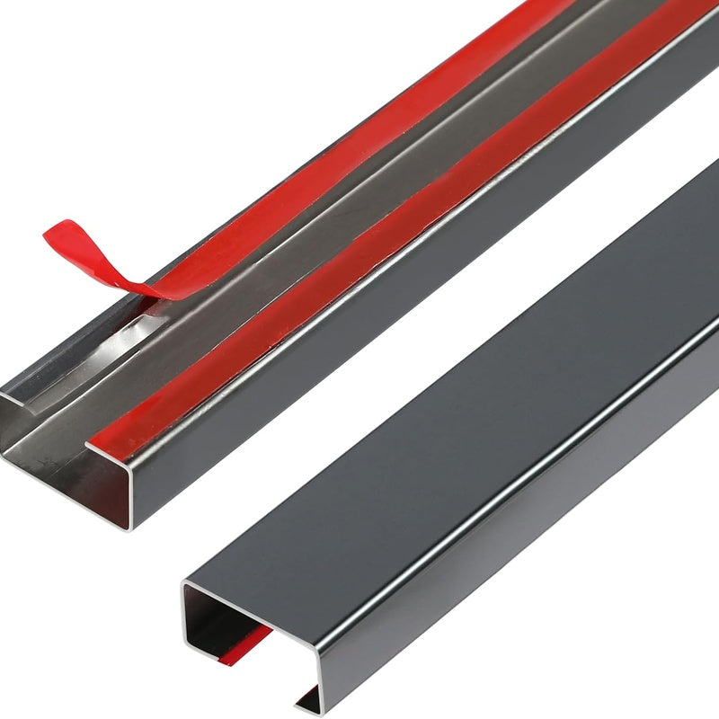 Black Steel Cable Raceway Self Adhesive Trade Pack of One Hundred