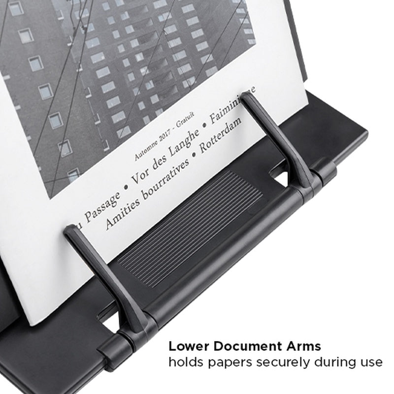 Black Steel Document Holder with Line Guide Trade Pack of Fifty