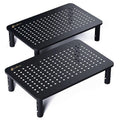 Black Steel Monitor Riser