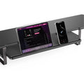 Black Steel Monitor Riser with Storage Cubbies Trade Pack of Fifty