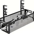 Black Steel Under Desk Router Shelf Trade Pack of Fifty
