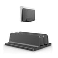 Black Steel Vertical Laptop Stand