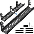 Black Steel Wide Under Desk Cable Tray Trade Pack of Fifty