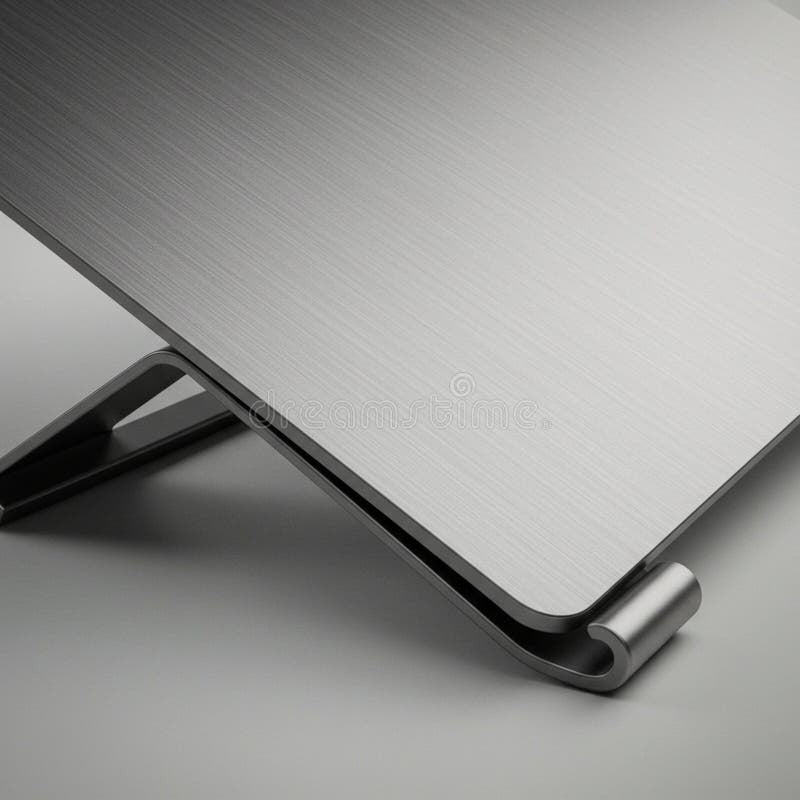 Brushed Aluminium Laptop Stand