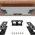 Brushed Aluminium Under Desk Laptop Holder Trade Pack of Fifty