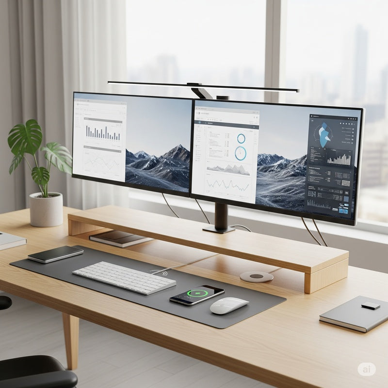 Cable Free Desk Set