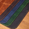 Full Grain Leather Desk Mat Forest