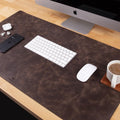 Full Grain Leather Desk Mat Sand