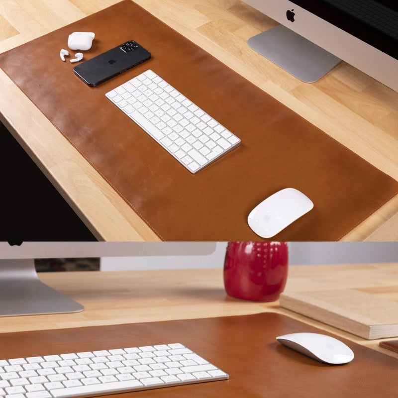 Full Grain Leather Desk Mat Sand Trade Pack of Twenty
