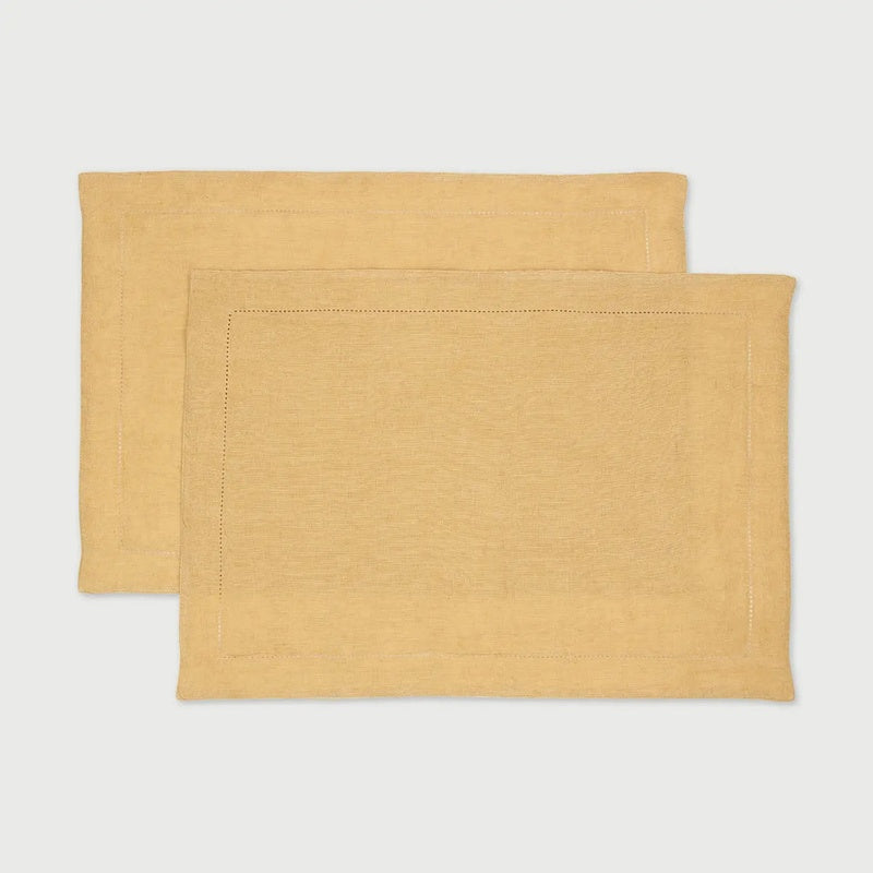 Linen Desk Mat Sand