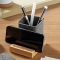 Matte Ceramic Desk Tidy with Phone Stand