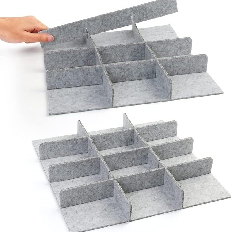 Recycled Felt Adjustable Drawer Divider Set