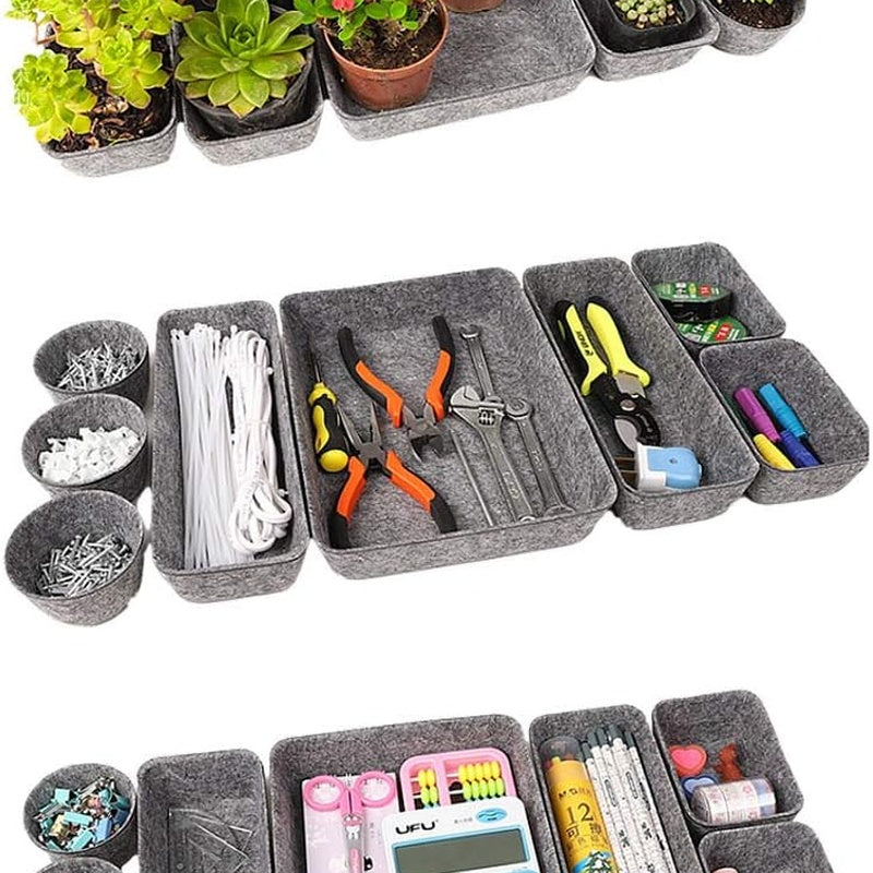Recycled Felt Drawer Organiser with Pen Slots Trade Pack of Fifty