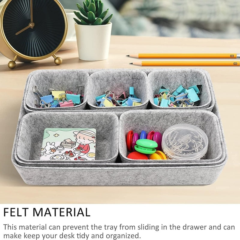 Recycled Felt Modular Drawer Tray Small