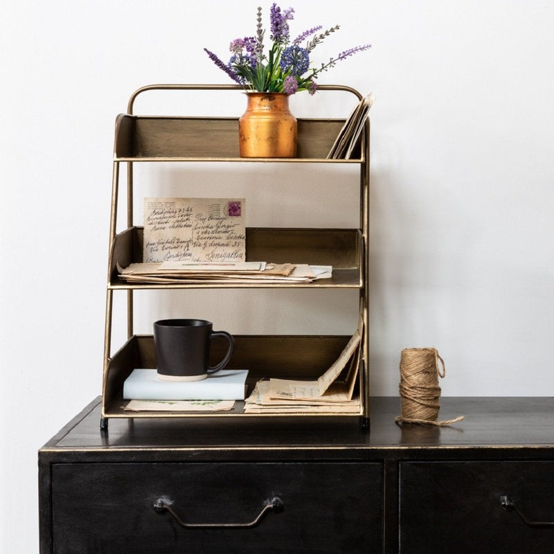 Solid Brass Desk Tidy Set of Three Trade Pack of Fifty