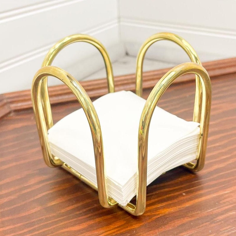 Solid Brass Memo Block Holder