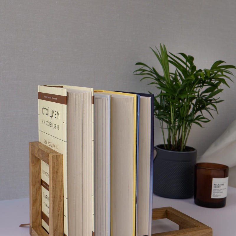 Solid Oak Book Stand Trade Pack of Fifty