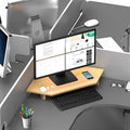 Solid Oak Corner Monitor Riser Trade Pack of Fifty