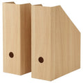 Solid Oak Magazine File