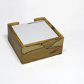 Solid Oak Memo Block Holder