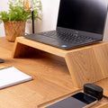 Solid Oak Monitor Riser Trade Pack of Fifty