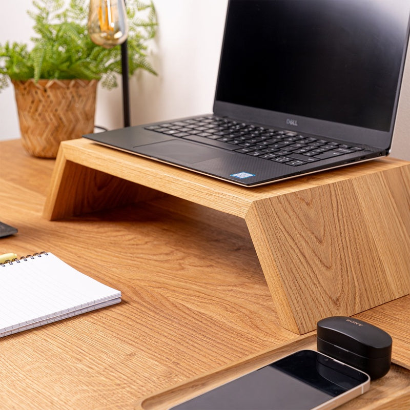 Solid Oak Monitor Riser Trade Pack of Fifty