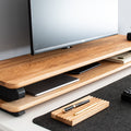 Solid Oak Slim Monitor Riser