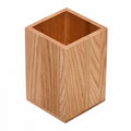 Solid Oak Tall Pen Pot