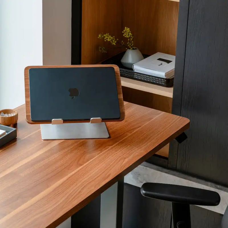 Solid Walnut Adjustable Laptop Stand Trade Pack of Twenty