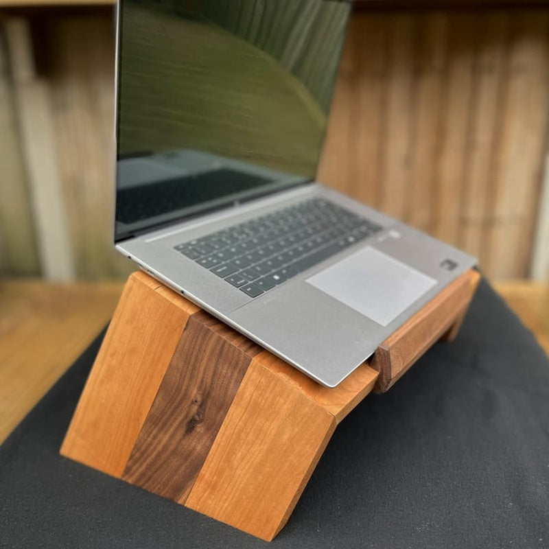 Solid Walnut Laptop Stand