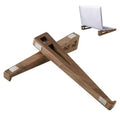 Solid Walnut Laptop Stand with Cooling Vents