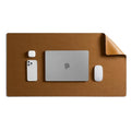 Vegan Leather Desk Mat Sand
