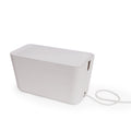 Warm White Steel Cable Box Large Trade Pack of One Hundred