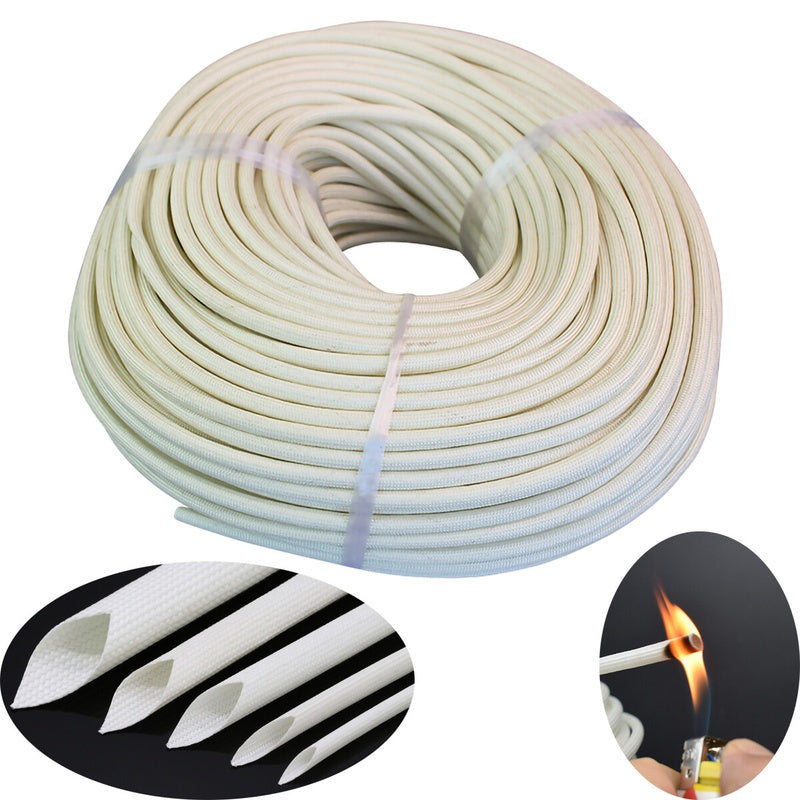 Warm White Steel Cable Drop Sleeve Trade Pack of One Hundred
