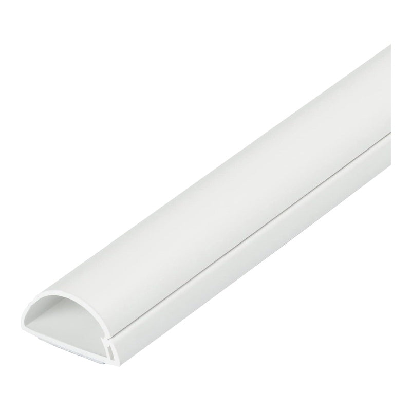 Warm White Steel Cable Raceway Self Adhesive