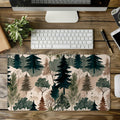 Wool Felt Desk Mat Forest