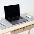 Wool Felt Desk Mat Sand