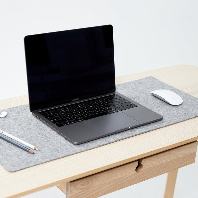 Wool Felt Desk Mat Sand