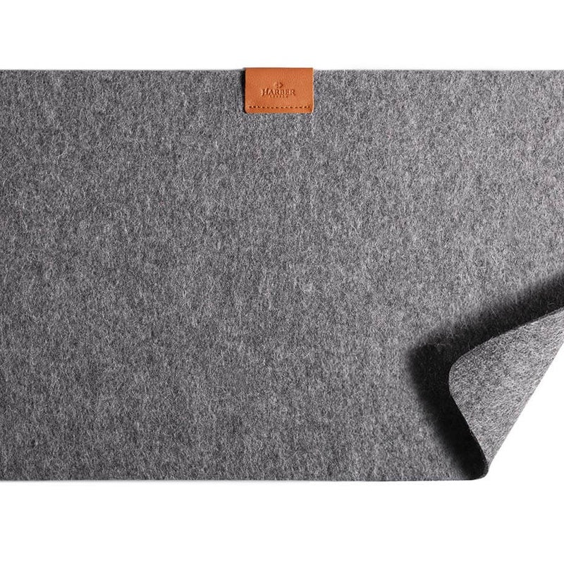 Wool Felt Desk Mat Tan